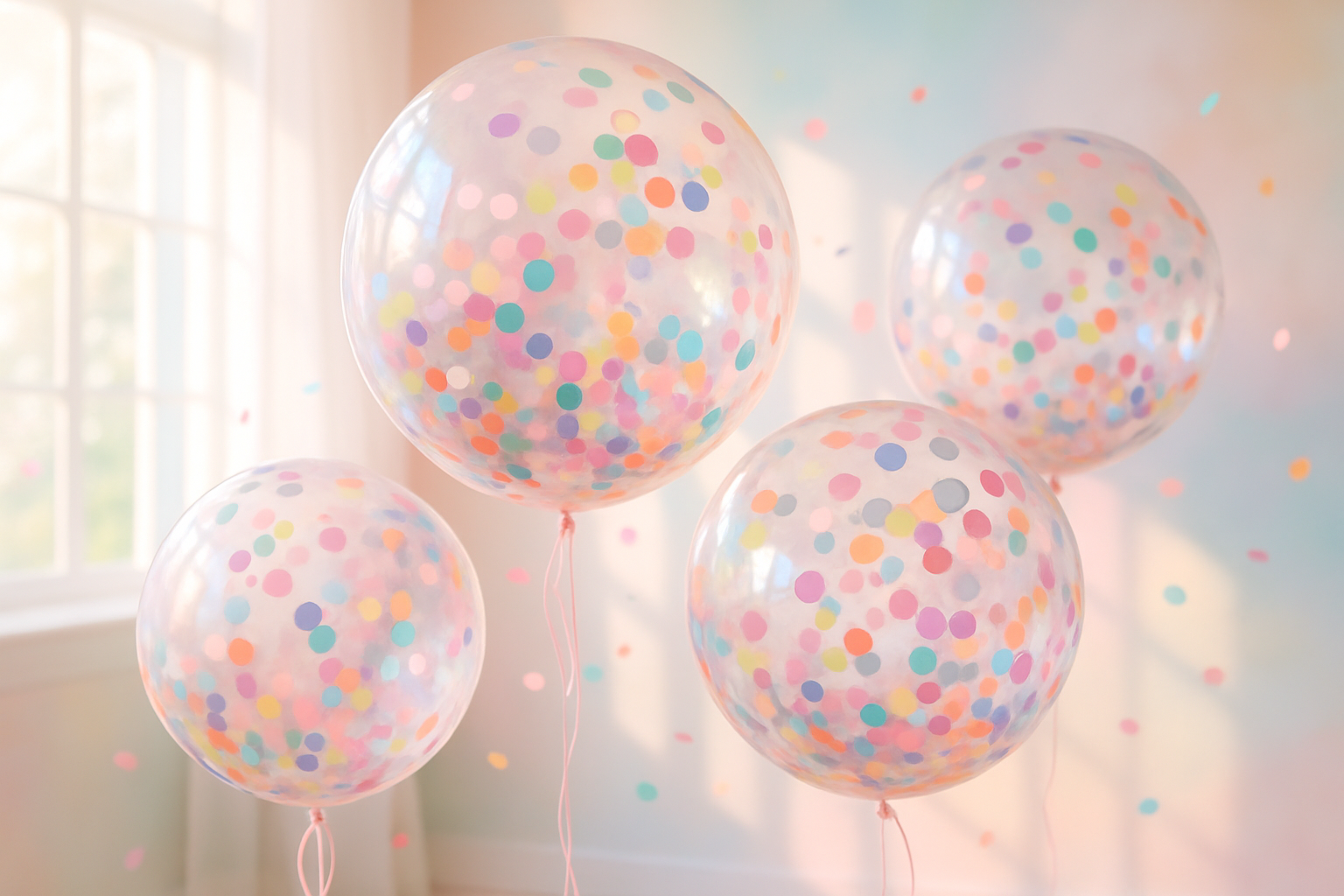 24" CLEAR DECO BUBBLE BALLOON